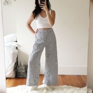 UO high waisted Striped Wide-Leg Pants